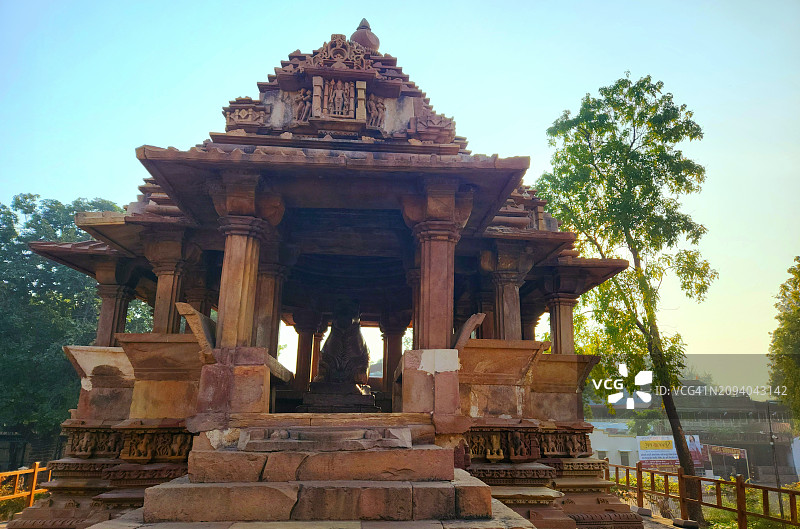 印度卡朱拉霍神庙神像图片素材