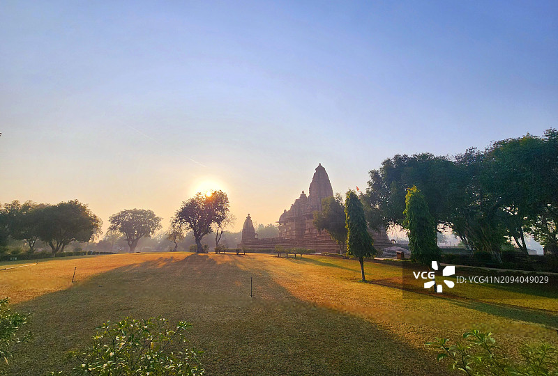印度卡朱拉霍寺庙群图片素材