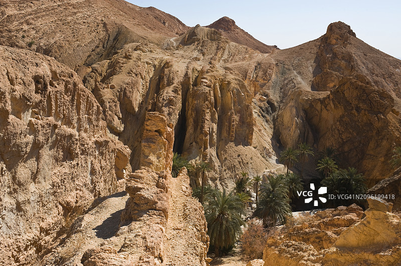 Djebel el Negueb峡谷河谷图片素材