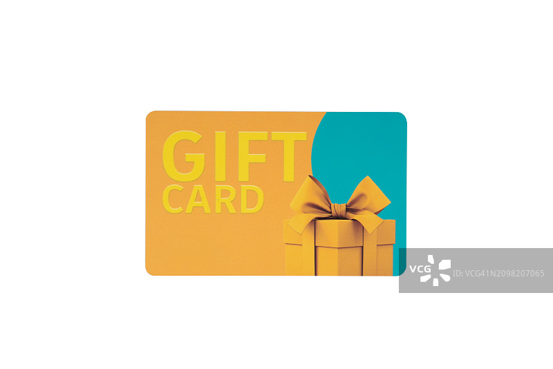 客户礼品奖励卡，白色背景图片素材