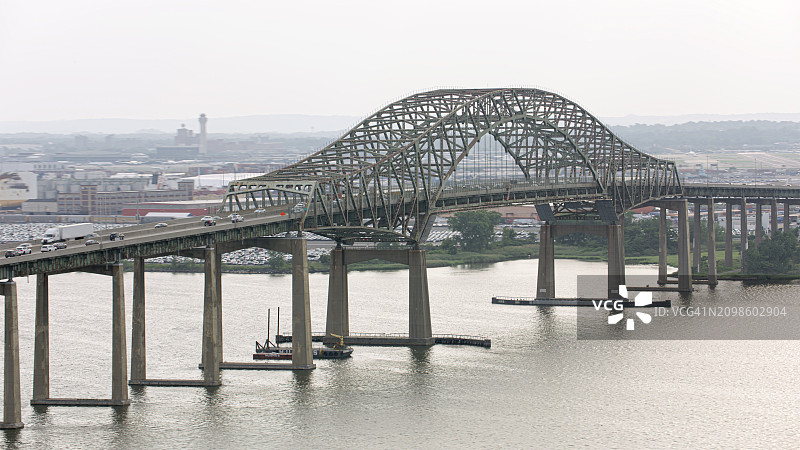 纽瓦克湾大桥图片素材