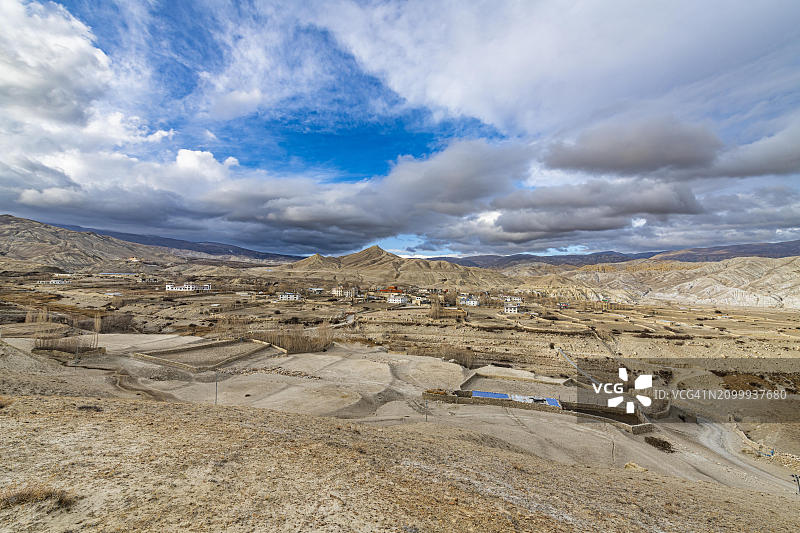 亚洲尼泊尔木斯塘王国洛曼塘图片素材