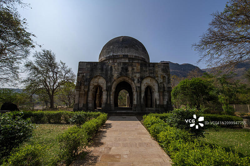 萨卡尔汗陵墓，印度古吉拉特邦香巴尼尔-巴瓦加德考古公园联合国教科文组织遗址图片素材