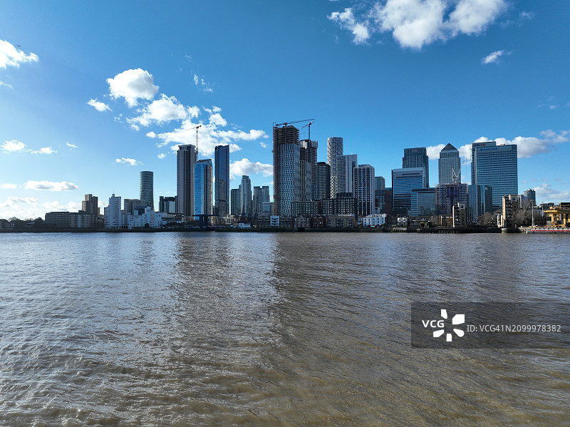 城市河流景观图片素材