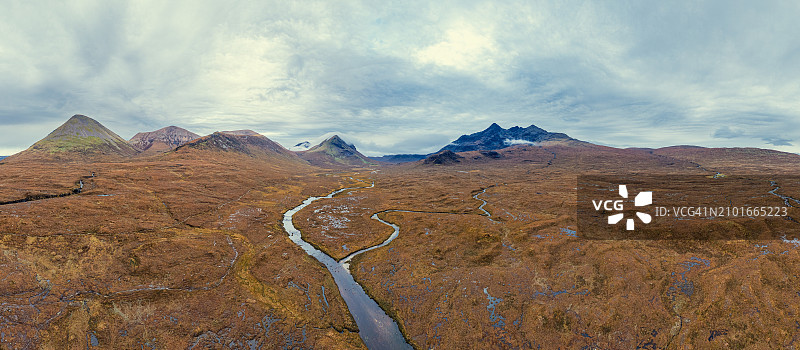 苏格兰斯凯岛斯利加achan图片素材