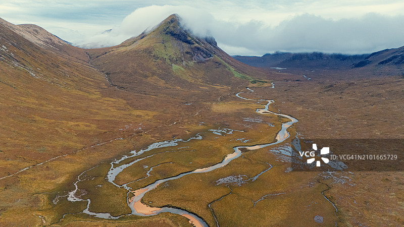 苏格兰斯凯岛斯利加achan图片素材