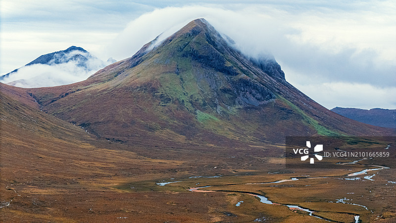 苏格兰斯凯岛斯利加achan图片素材