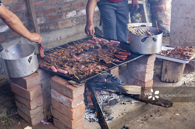 乡村木质火炉图片素材