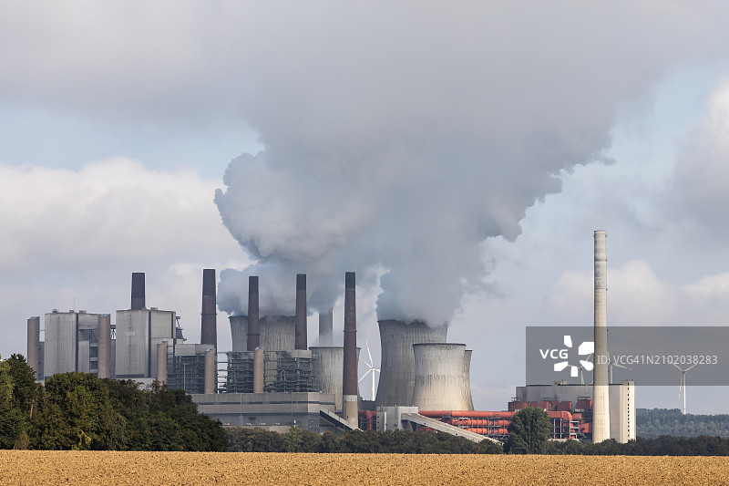 燃煤发电站（北莱茵-威斯特法伦，德国）图片素材
