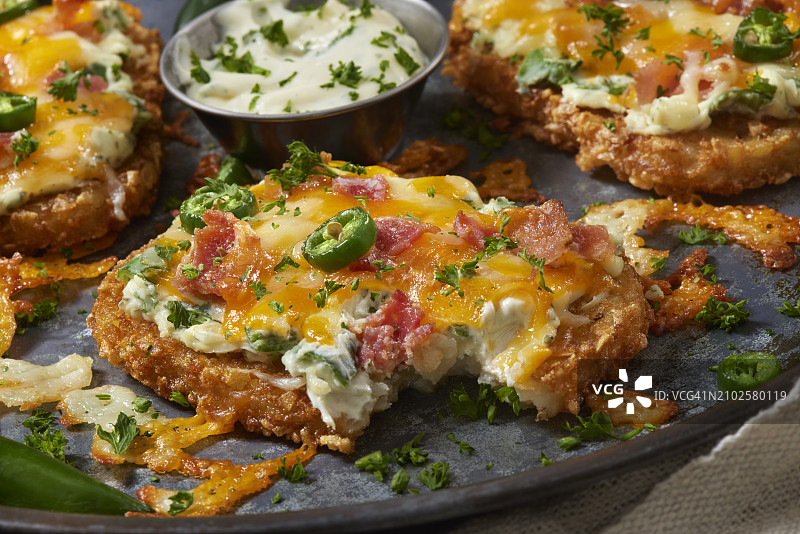 墨西哥辣椒土豆饼图片素材