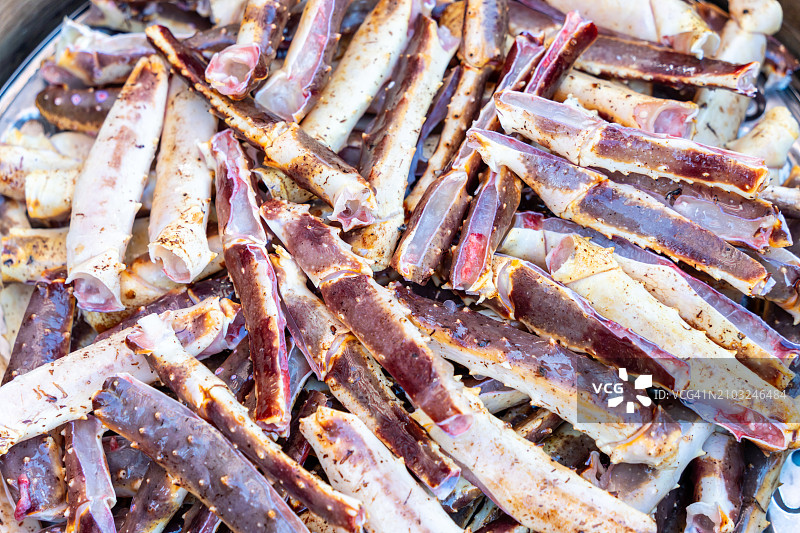 帝王蟹蟹腿图片素材