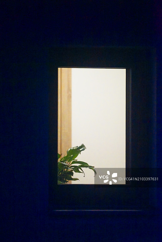 德国住宅的玻璃窗图片素材