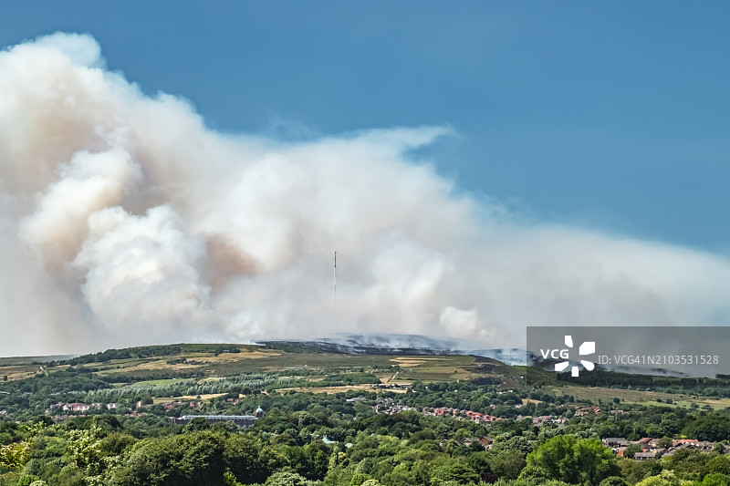 荒地野火图片素材