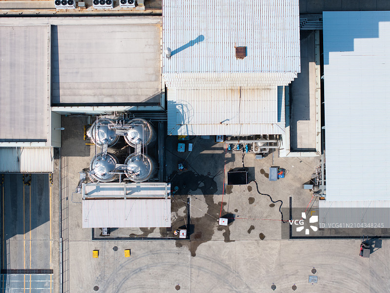 城市中的工厂机器图片素材