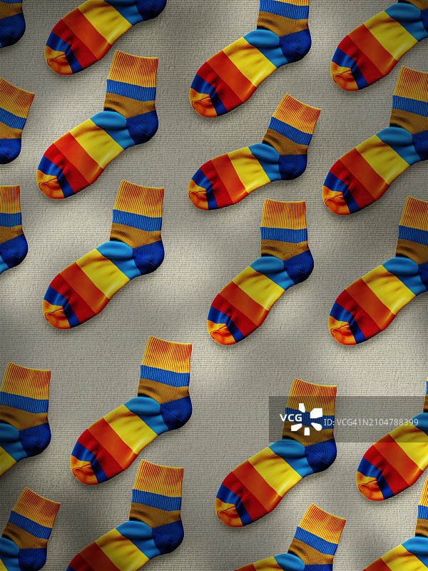 袜子图案无缝背景图片素材