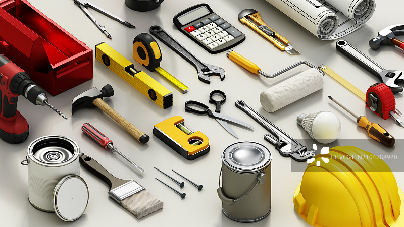 建筑工具图片素材