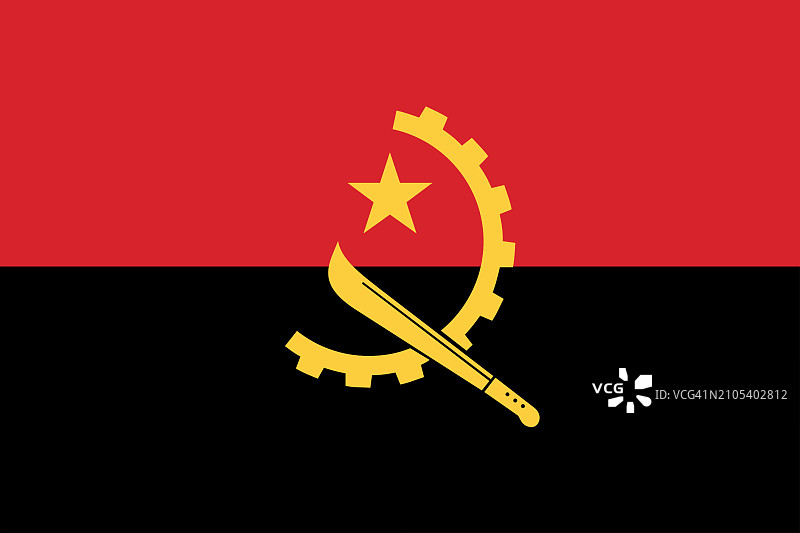 安哥拉国旗图片素材