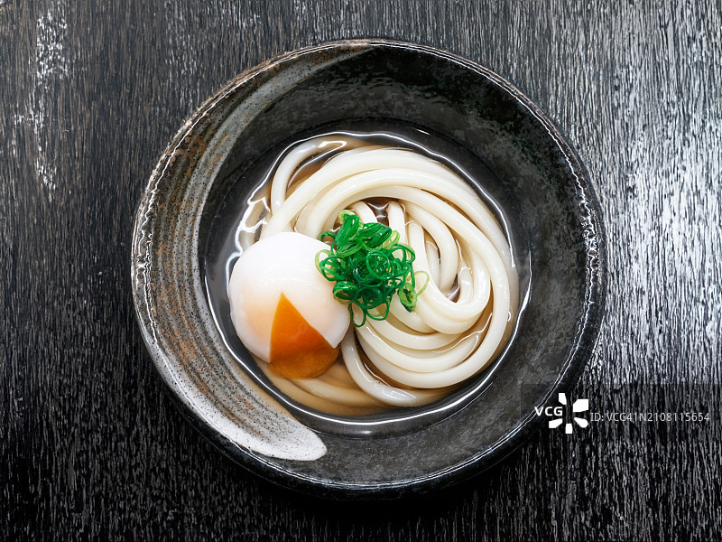 温玉浓厚乌冬面 - 日本烹饪艺术图片素材