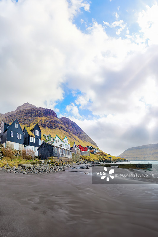 法罗群岛布尔村图片素材