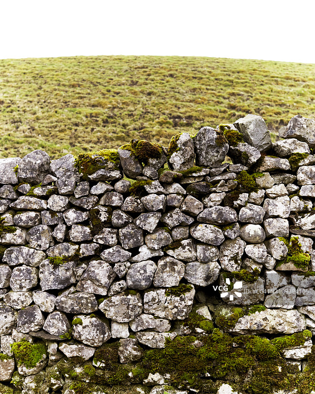 约克郡山谷冬末春初图片素材