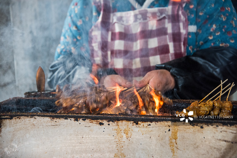 贵州肉和豆腐串图片素材