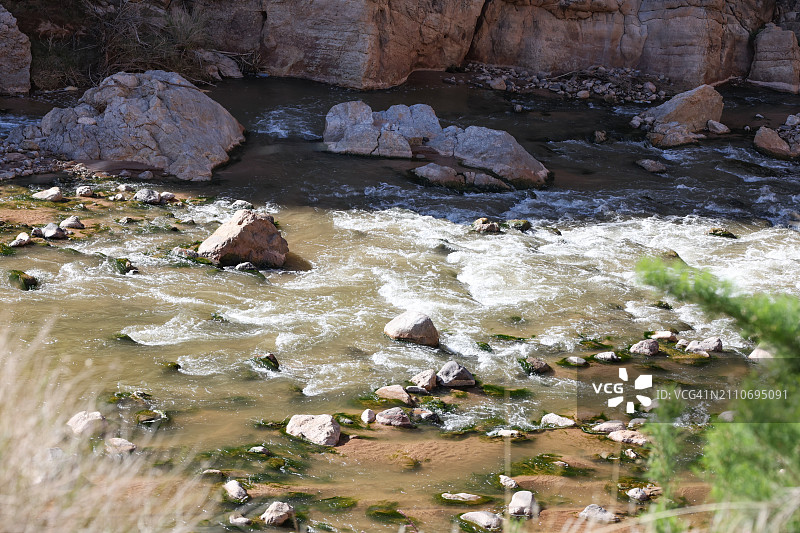 旅行目的地：亚利桑那州维珍河峡谷图片素材