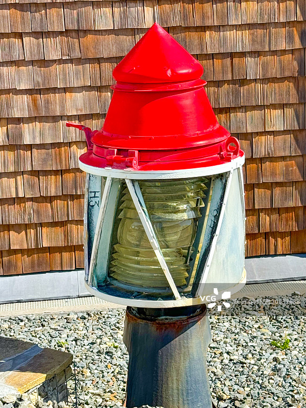 斯坦利港的灯塔透镜图片素材