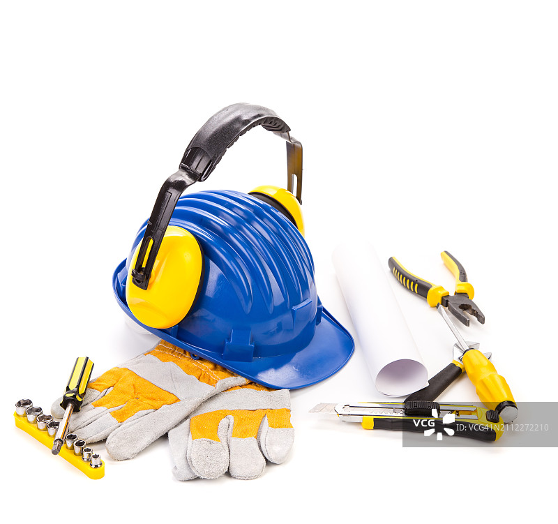 白色背景上的设备特写图片素材