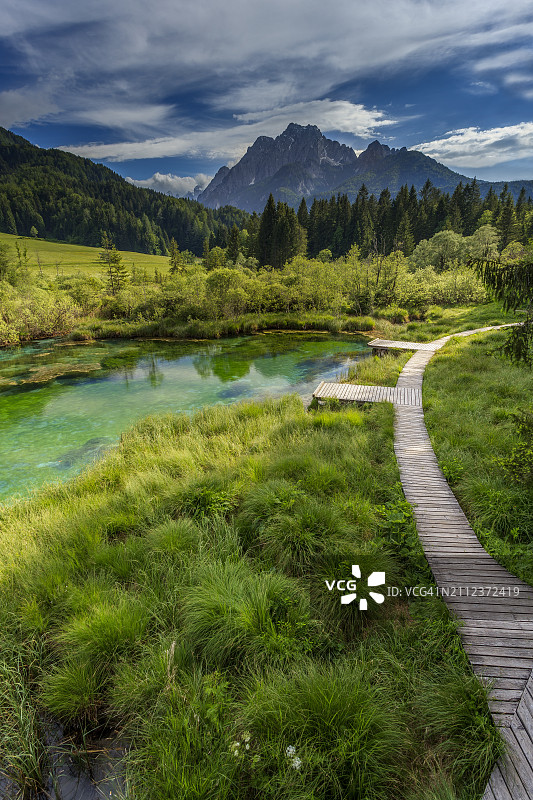 斯洛文尼亚克拉尼斯卡戈拉的风景图片素材
