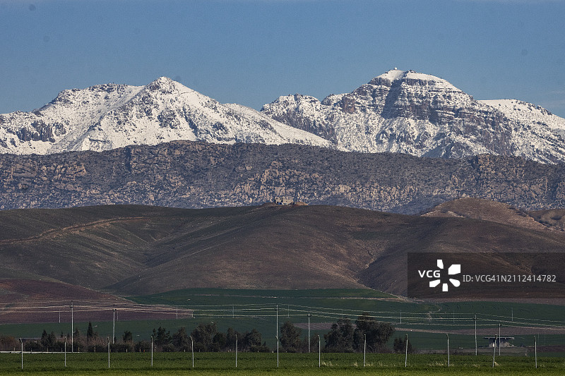 伊拉克杜胡克扎胡雪山风光图片素材