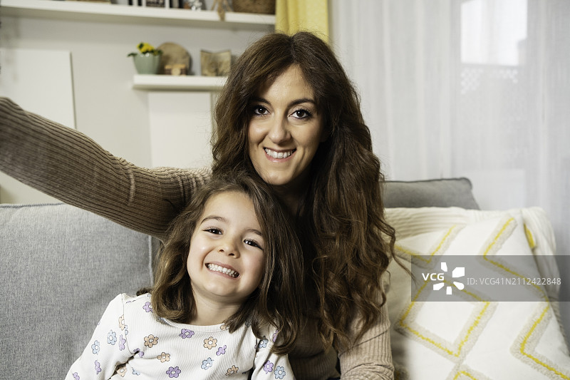 家庭自拍图片素材