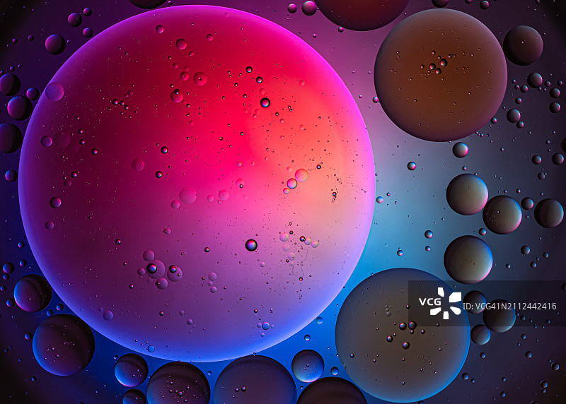 鱼缸里的宇宙图片素材