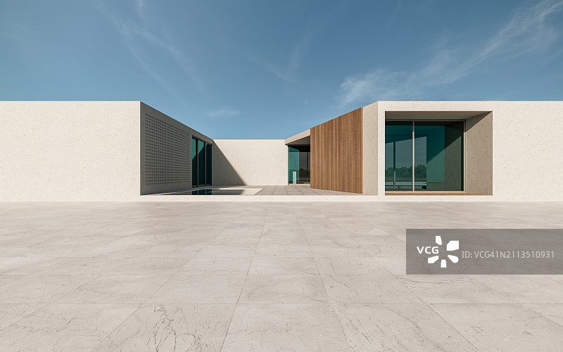 现代住宅大理石地板图片素材