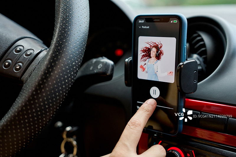 车载手机音乐App图片素材