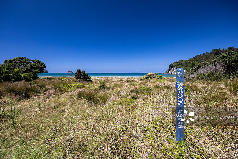 旺格马塔海滩通道图片素材