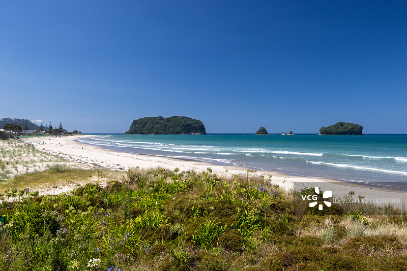 旺格马塔海滩的夏日风光图片素材