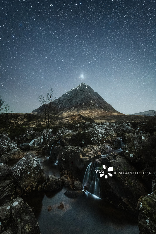 苏格兰格兰科的蜂巢星团图片素材