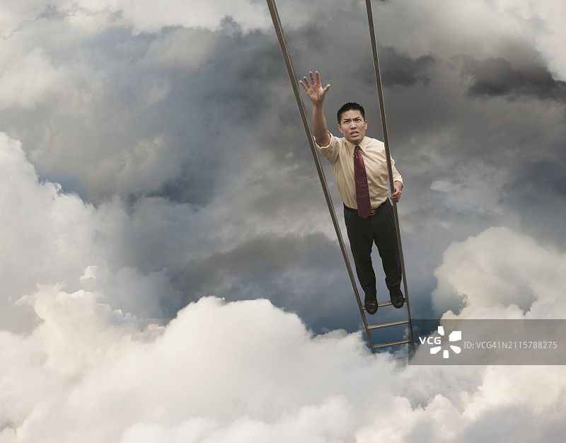 成功阶梯中的逆境图片素材