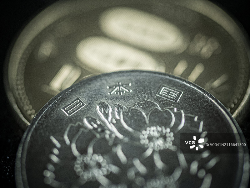 日本硬币图片素材