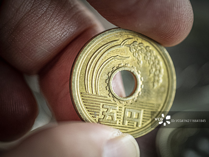 日本硬币图片素材