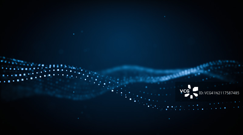 抽象数字波浪图片素材