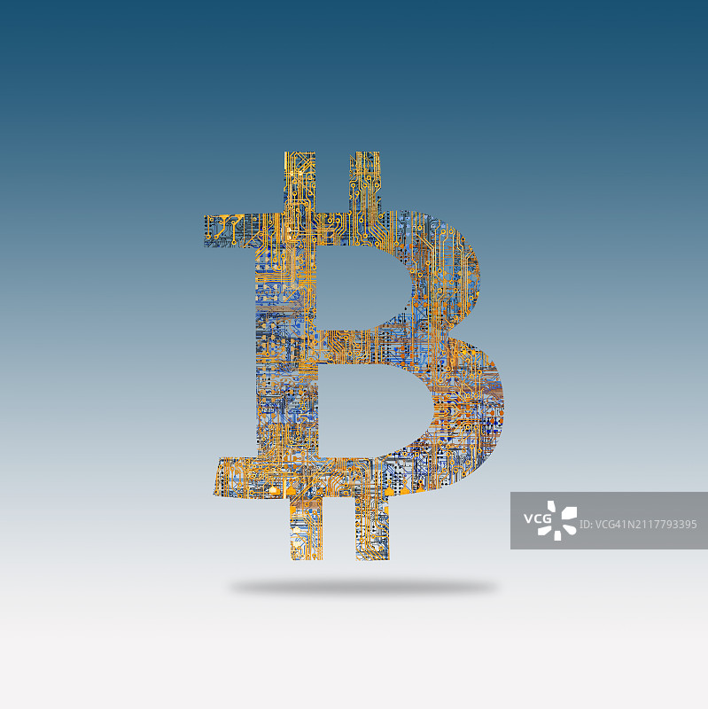 加密货币区块链技术图片素材