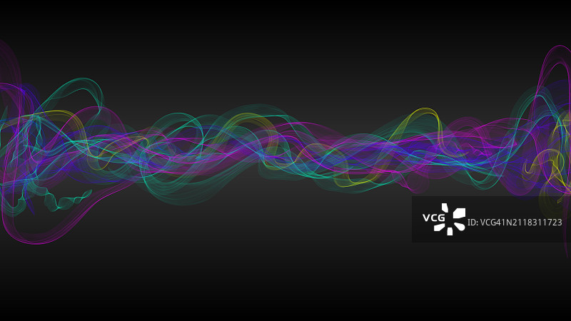 白色背景上的彩色烟雾背景素材图片素材