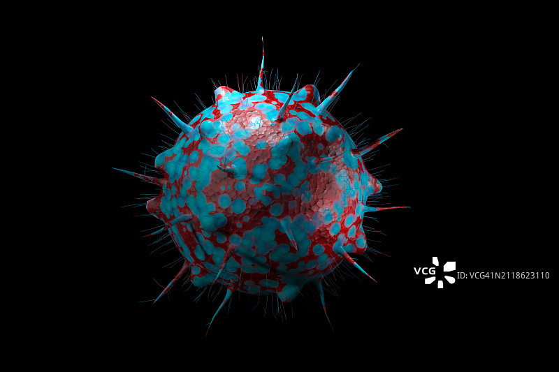病毒：微生物学和病毒学概念图片素材