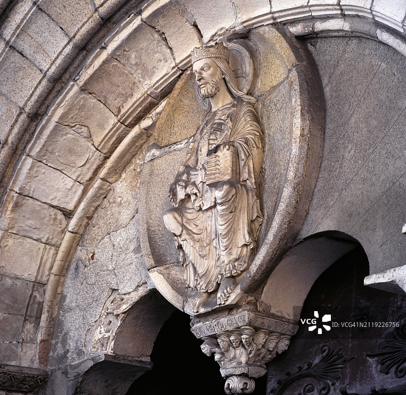 万能之主。大教堂。卢戈。西班牙。图片素材