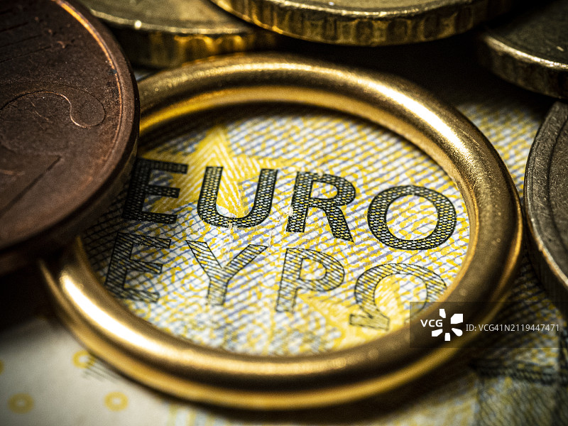 欧元与黄金图片素材