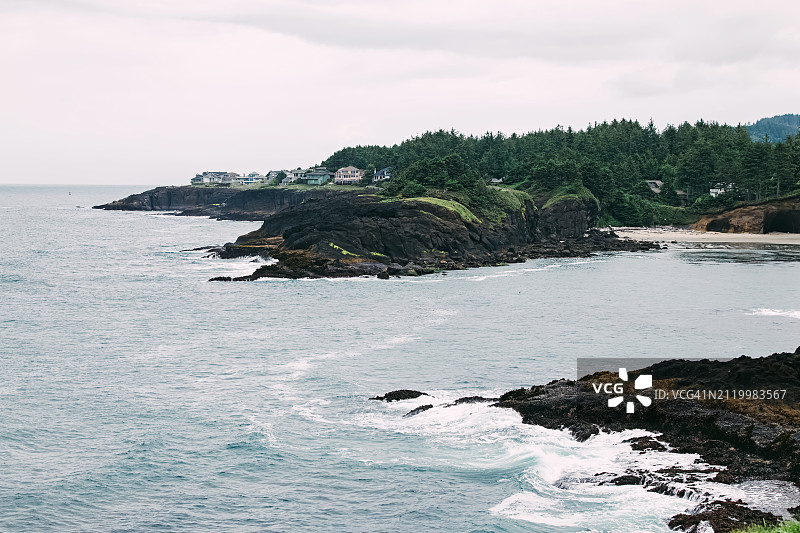 美国俄勒冈州海景风光图片素材