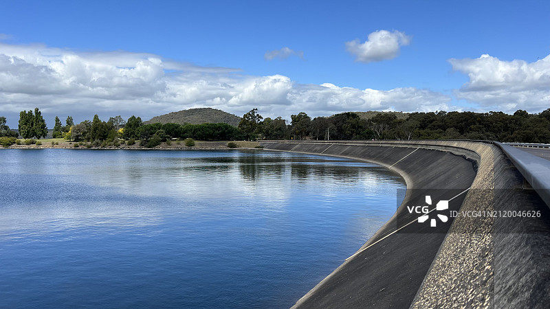 澳大利亚维多利亚州圣诞山湖光山色图片素材