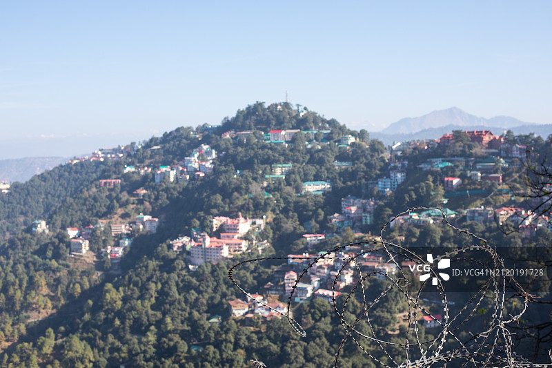 西姆拉镇保安图片素材