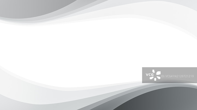 白色背景上的浅灰色波浪线条海洋波浪图片素材